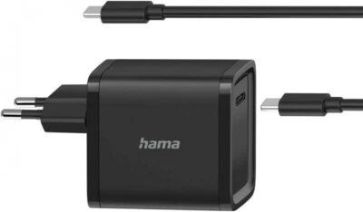 Hama Universal USB Typ C 45W 5-20V Notebook Netzteil Ladegerät Tablet Laptop 171 - Bild 1 von 4