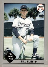 1991 Front Row Draft Picks #45 Bill Bliss Silver Excellent