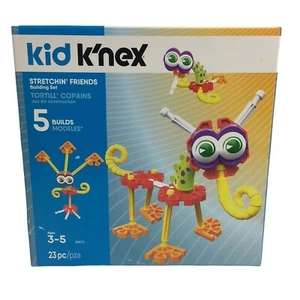 Kid K'Nex Stretchin Friends Juego de Construcción 23 Piezas Habilidades Motoras Destreza Nuevo - Imagen 1 de 12