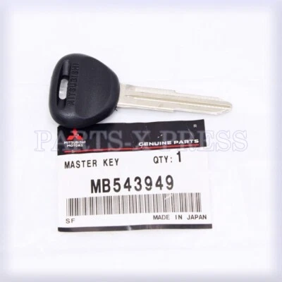 Genuíno OEM Mitsubishi Galant 3000GT Diamante Eclipse chave em branco sem cortes MB543949 - Imagem 1 de 4