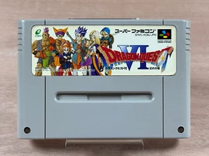 Dragon Quest VI 6 : Maboroshi no Daichi Super Famicom SFC NTSC-J Japan - Foto 1 di 4
