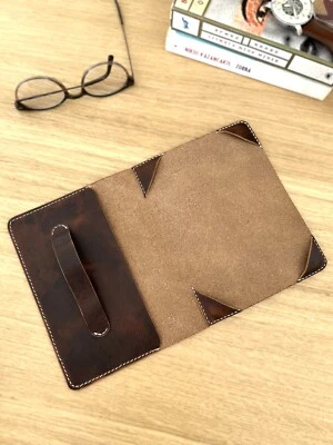 Handmade Leather Kindle Paperwhite Case 11th,12thGen,Personelised Kindle Cover - Image 1 of 4