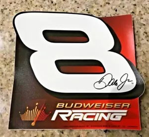 Budweiser Dale Earnhardt Jr #8 Vintage Orig Racing Aufkleber NASCAR 2004 Promo UNBENUTZT - Bild 1 von 3