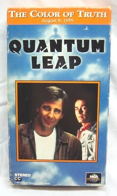 Vintage 1989 QUANTUM LEAP The Color of Truth VHS VIDEO Tv Show - Image 1 of 4