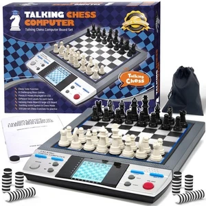 iCore Electronic Chess Set - Talking Chess Computer Set, Board Game, Beginner... - Picture 1 of 9