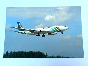 Aviation Airline Postkarte Fast Air Boeing 707 - Bild 1 von 3