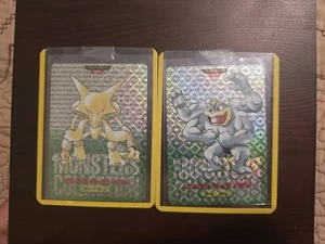 Pokemon 1996 Cards Alakazam 065 And Machamp 068 - Picture 1 of 2