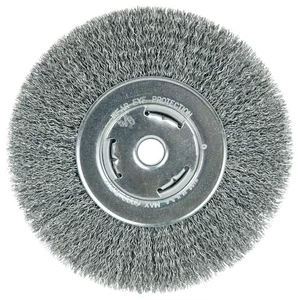 Rueda amoladora de banco Weiler 06655 Wolverine de 7" de cara ancha, acero prensado de 0,014"... - Imagen 1 de 3