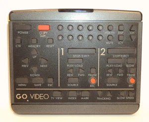 GO VIDEO HORIZON Remote Control DUAL 2 TWO DECK VHS VCR Tape Copy Edit - Picture 1 of 7