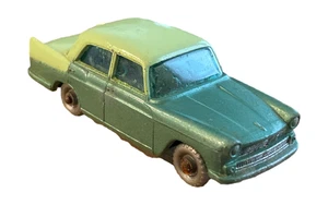 Vtg 50s Matchbox Lesney Classic Car Green Sedan 2 Tone 2.5” Austin A55 Moves #29 - Picture 1 of 18