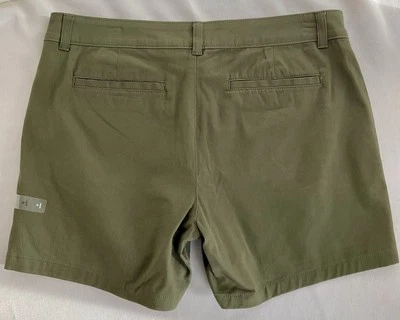 Pantalones Cortos de Sarga A.N.A 'Un Nuevo Enfoque' Algodón Spandex Bolsillos Verde Orégano Talla 10 Foto 1 de 4