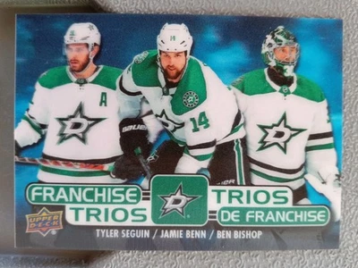 Dallas Stars 2020-21 Upper Deck Tim Hortons Franchise Trios #T-18 - Image 1 of 2