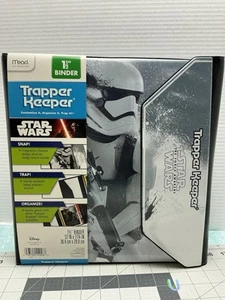 Mead Trapper Keeper Storm Trooper Star Wars The Force Awakens Binder School 1.5" - Picture 1 of 6