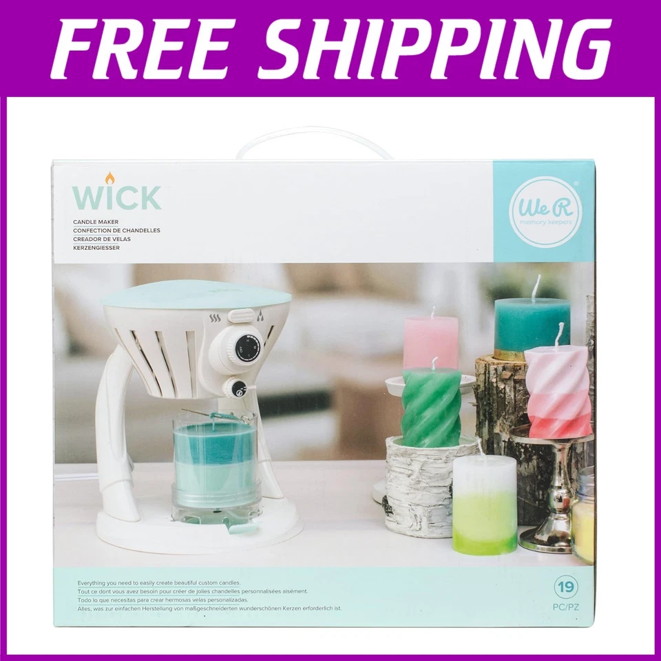 Elegant Candle Making Set: 19-Piece Kit with Paraffin, Molds & Creative Supplies - Image 1 of 4