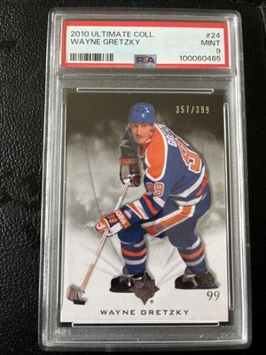 2010-11 UD Ultimate Collection #/399 Wayne Gretzky #24 Oilers Pop 6 PSA 9 - Image 1 of 2