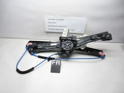 2013-2016 BMW 328i xDRIVE Front Right Window Regulator W/Motor 7259823 OEM Foto 1 de 4