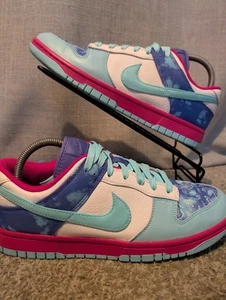 Nike Dunk Low 'nike By You' Customer Trainers Turquoise Paisley UK Size 7.5 C17 - Bild 1 von 14