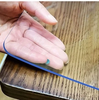 LovePads Clear Table Cover Protector 42 x 94 Inch, 1.5mm Thick Plastic Table ... - Image 1 of 4