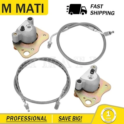 Pinzas de freno delanteras izquierda derecha y mangueras para Polaris Ranger 500 425 TM Foto 1 de 4