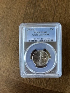 2012-P 25C Grand Canyon  PCGS MS 66 - Picture 1 of 2