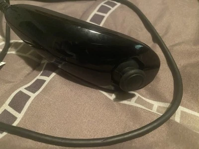 Nintendo Wii Nunchuck RVL-004 Black Controller - Image 1 of 3
