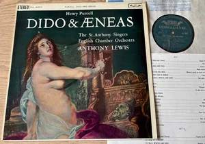 L'OISEAU SOL 60047 PURCELL DIDO & AENEAS LP LEWIS (1970's) NM ENGLAND (RE) - Picture 1 of 1
