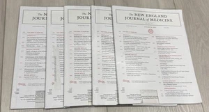 NEW ENGLAND JOURNAL OF MEDICINE- January & February 2025 SET OF 5 - Picture 1 of 7