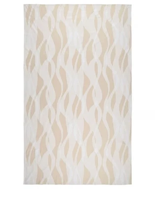 IKEA KRUSTISTEL Tablecloth, Patterned White Light Beige 57" x 94" / 145x240 cm - Image 1 of 4