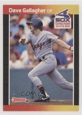 1989 Donruss Dave Gallagher (*Denotes* on Back) #384 - Image 1 of 2