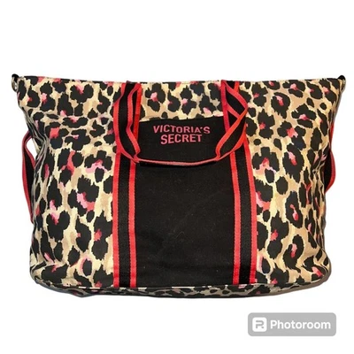 Bolso grande para mujer Victorias Secret viaje fin de semana leopardo guepardo estampado animal Foto 1 de 4