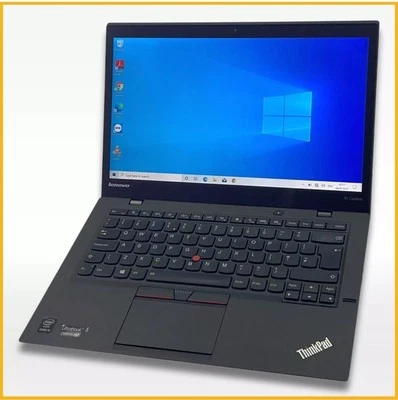 Lenovo ThinkPad X1 Carbon 3rd Gen Core i5-5300U 8GB 256GB Touchscreen Laptop - Image 1 of 4