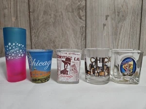 BAR: OCCHIALI DA TIRO, lotto di 5, ILLINOIS & CHICAGO, alti e corti, CAPONE, VINTAGE - Foto 1 di 21