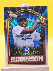 2011 Topps Value Box Chrome Refractor Jackie Robinson #MBC2 Brooklyn Dodgers - Picture 1 of 2