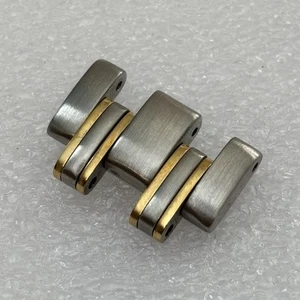 Gebrauchtes authentisches Original Omega Seamaster 120 zweifarbiges 18 mm Armband Glieder - LESEN - Bild 1 von 5