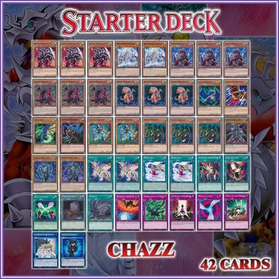 CHAZZ ARMED DRAGON STARTER DECK 42 | LV White Dragon Duelist Kingdom YuGiOh - Image 1 of 2