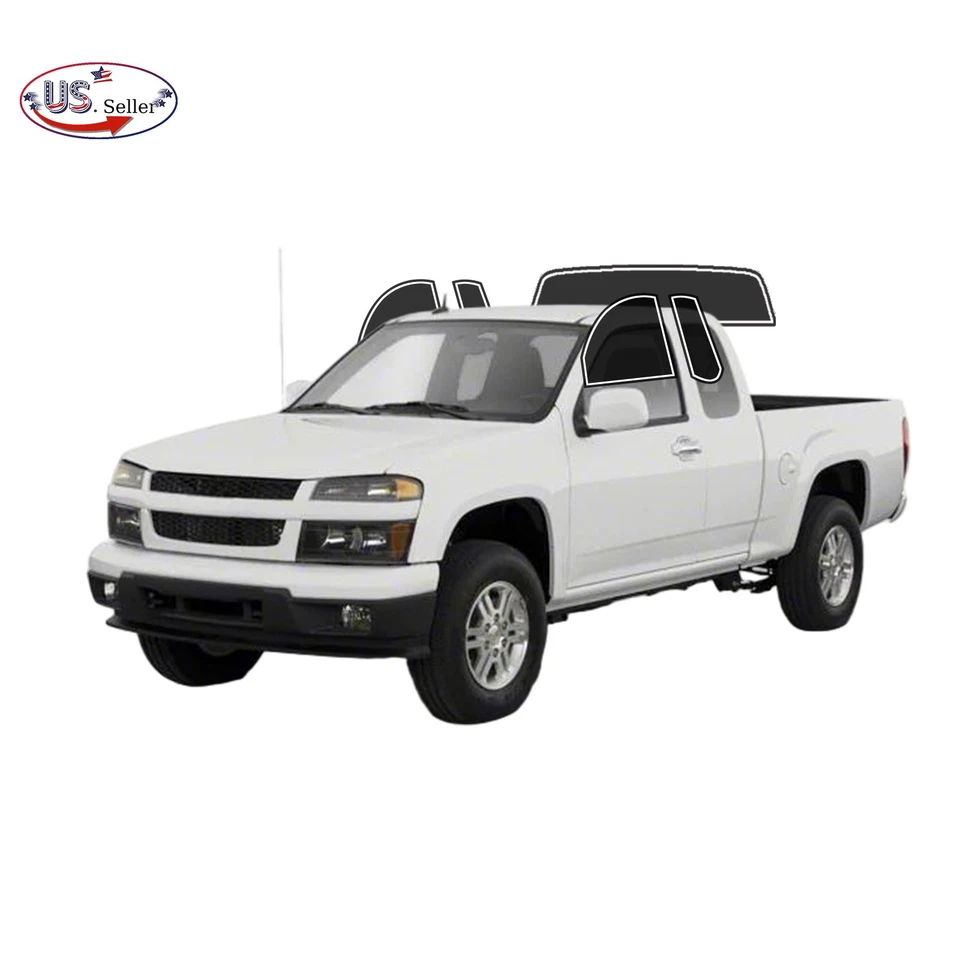 Película de ventana precortada para todos los lados para Chevrolet Colorado cabina extendida 2004-2012 tinte Foto 1 de 4
