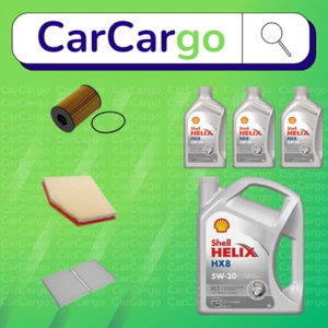 Service Kit für BMW 5er 550i Benzin 2009-2013 Öl Luft Kabine + Shell Öl - Bild 1 von 8