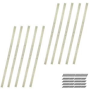 10pcs Evemodel N Scale 1:160 Railroad Flex Track 50cm with Rail Joiners Nails - Picture 1 of 7