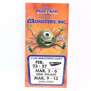 Disney On Ice Monsters Inc Cow Palace Oakland Flyer Eye Can Skate Feb und März - Bild 1 von 3