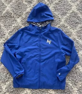 Giacca donna Colosseo Aeronautica Militare full zip blu reversibile taglia XL - Foto 1 di 10