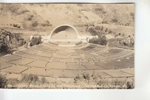 Cartolina fotografica reale Hollywood Bowl posti 20.000 Hollywood CA 120 - Foto 1 di 1