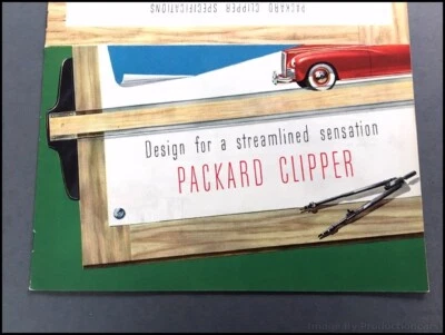 1941 Packard Clipper Vintage Original Car Sales Brochure Catalog Foto 1 de 4