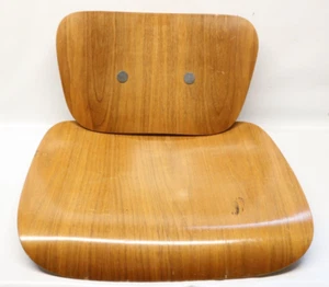 Set Vintage Herman Miller Holzsitz & -rücken DCM Stuhl Eames Evans Mid Century - Bild 1 von 19