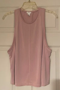 Forever 21 Women's Sleeveless Stretch Tunic Blouse Top Size S Pink - Picture 1 of 3