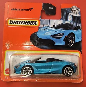 2021 MATCHBOX McLaren 720S Spider 20/100 NIB Metal SHORT CARD - Picture 1 of 4