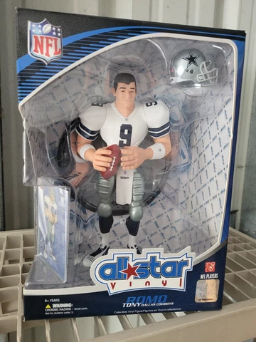 Dallas Cowboys NFL Tony Romo All-Star Vinyl Figure Upper Deck NIB w/card Cover