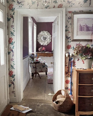 Laura Ashley Wallpaper Elveden Cranberry-1 Roll- W084619-A/1 Free Postage - Image 1 of 4