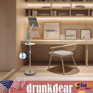Floor Book Stand for Reading Book Holder Metal Support Adjustable Height & Panel - Picture 1 of 18