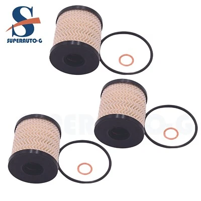 Filtro de aceite de motor de automóvil de 3 piezas apto para BMW Mini Cooper Countryman 1,6 L 2016 Foto 1 de 4