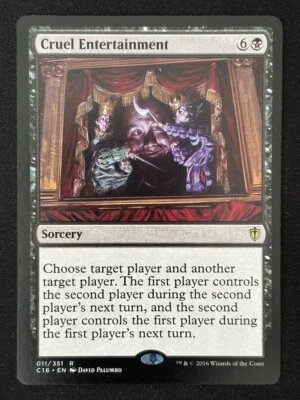 1x MTG Cruel Entertainment - Commander 2016 (C16) #11 - Magic the Gathering - Image 1 of 2